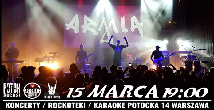 Armia / Crue - 15 marca Potok Warszawa