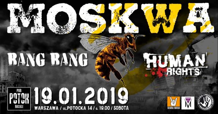Moskwa Bang Bang Human Rights Warszawa Klub Potok