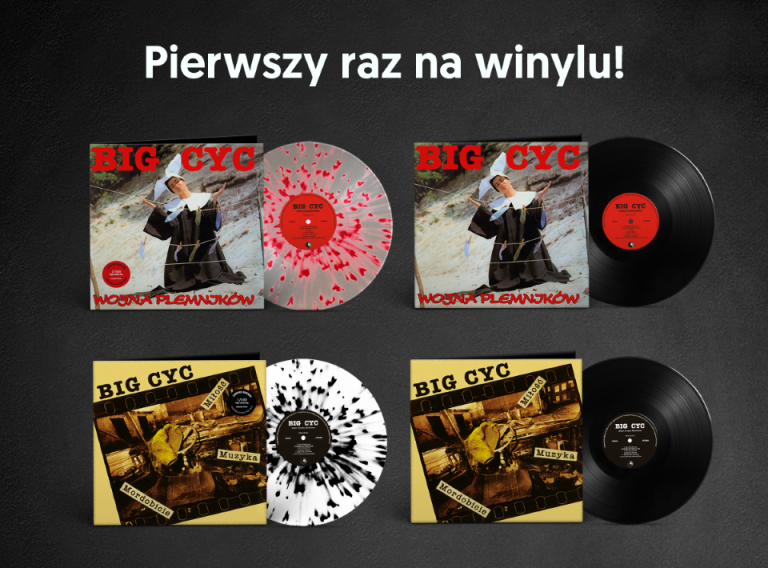 BIG CYC – Wojna Plemników i Miłość, Muzyka, Mordobicie – pierwszy raz na winylu.