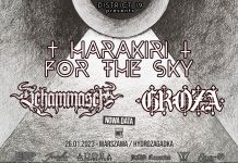 Przeniesiony koncert Harakiri For The Sky odbędzie się w styczniu!