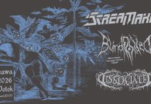 SCREAM MAKER, BLINDFOLDED i DISSOCIATED na wspólnym koncercie w warszawie!