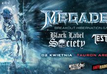 Megadeth w Krakowie! Legenda thrash metalu zagra w TAURON Arenie z Black Label Society i Testament
